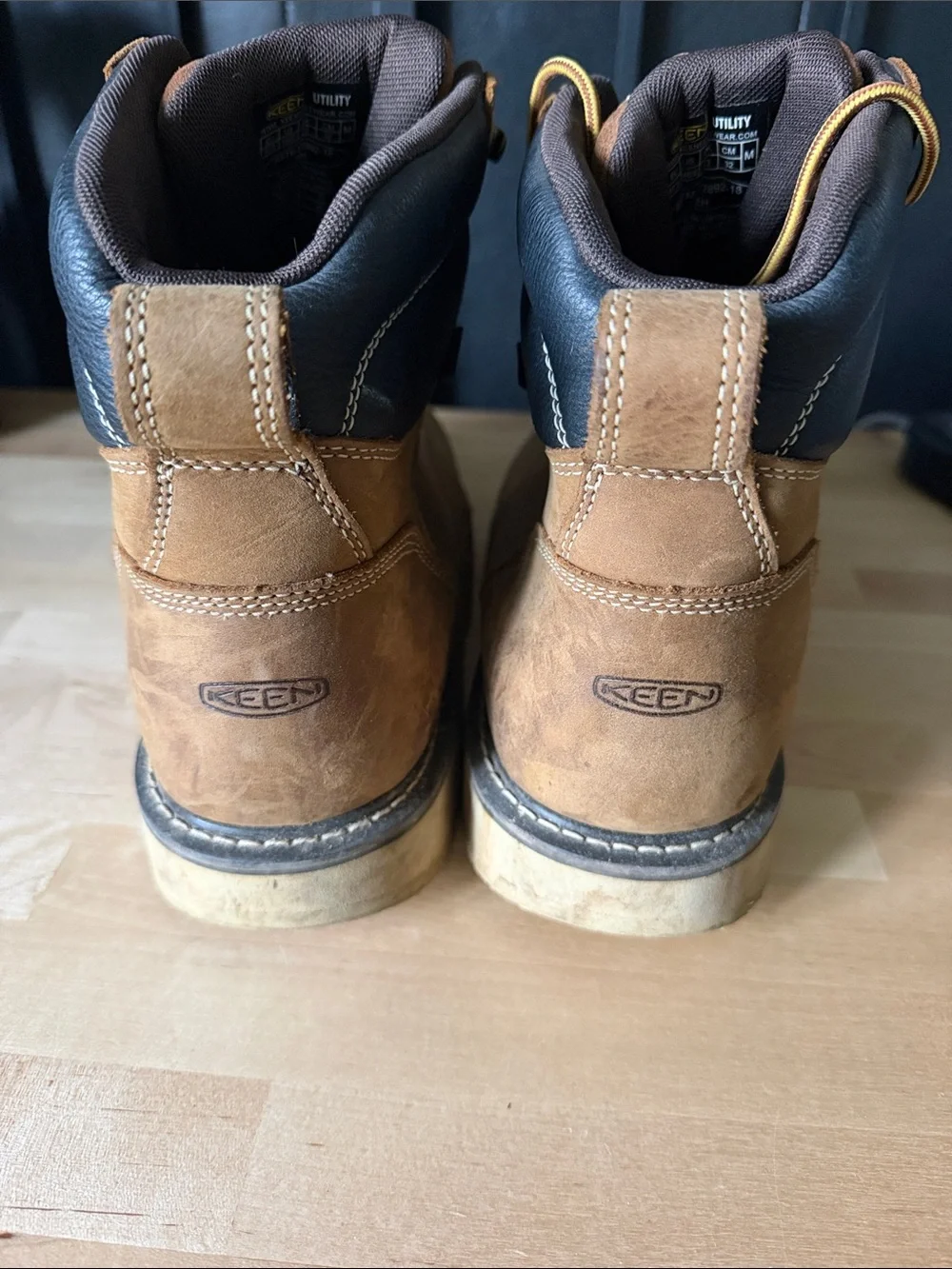 Keen Brown Leather Moc Toe Work Boot, Cincinnati 6” waterproof carbon to boot